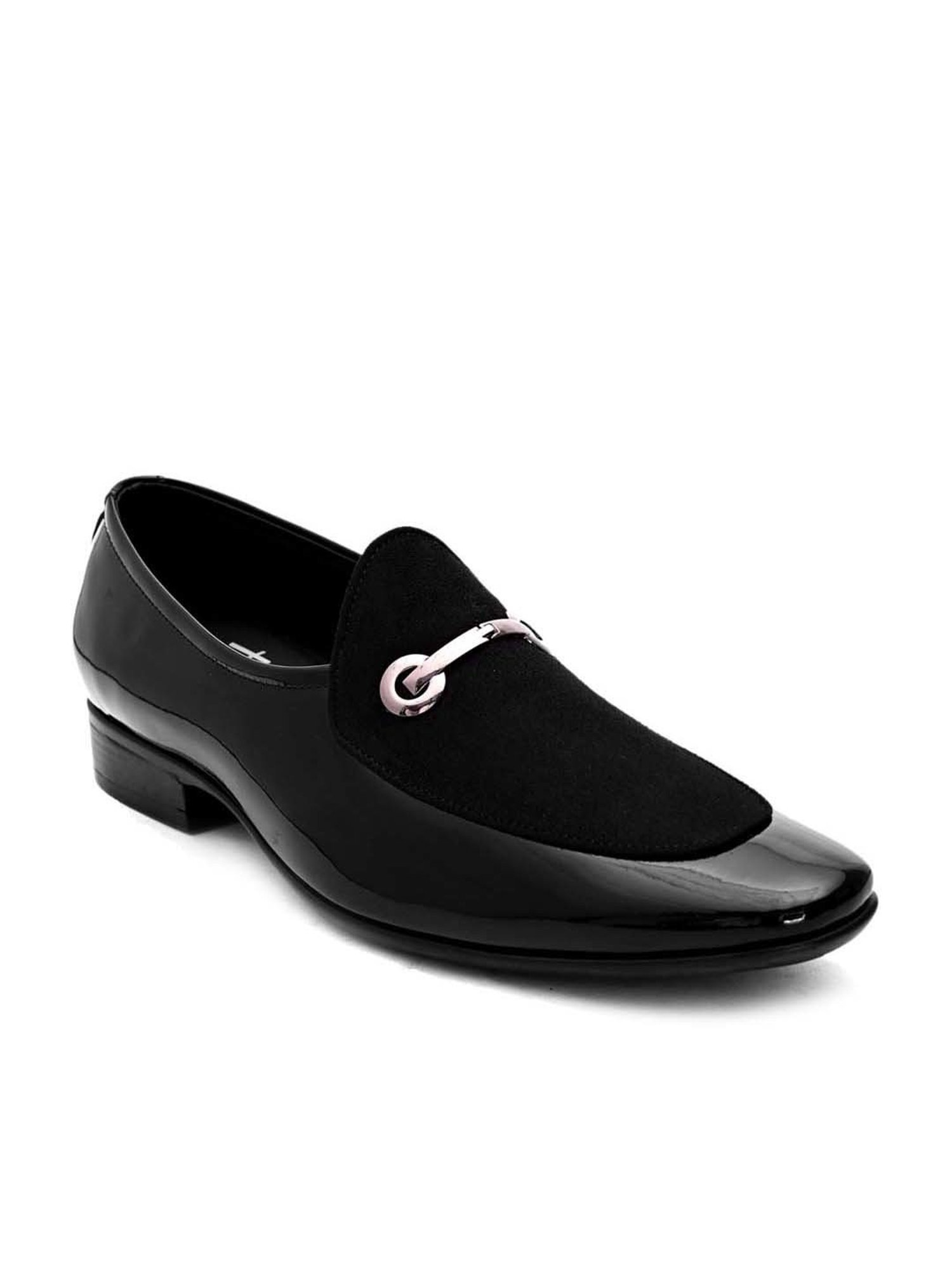 Hydes N Hues Men's Core Black Casual Loafers