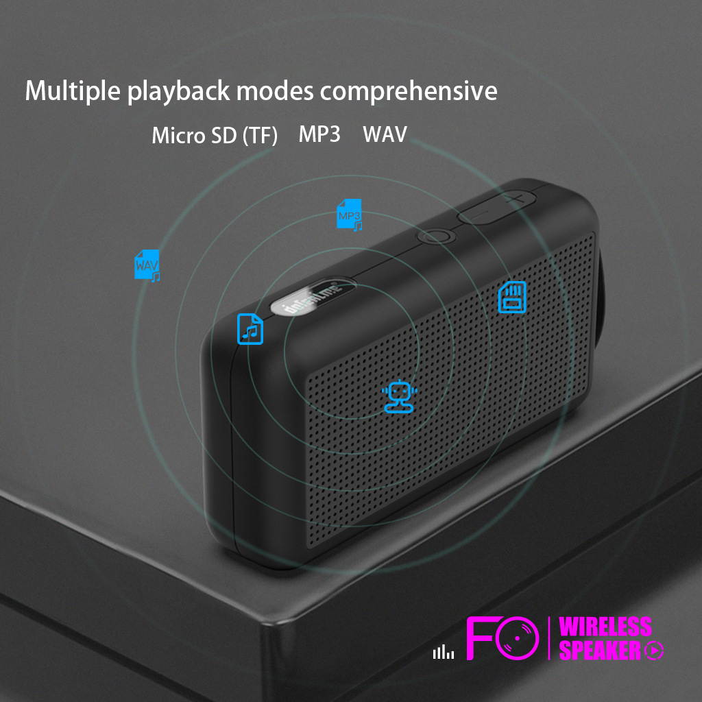 Wireless Mini Creative Graffiti Painted Bluetooth Speakers TF USB FM Wireless Portable Music Sound Gift