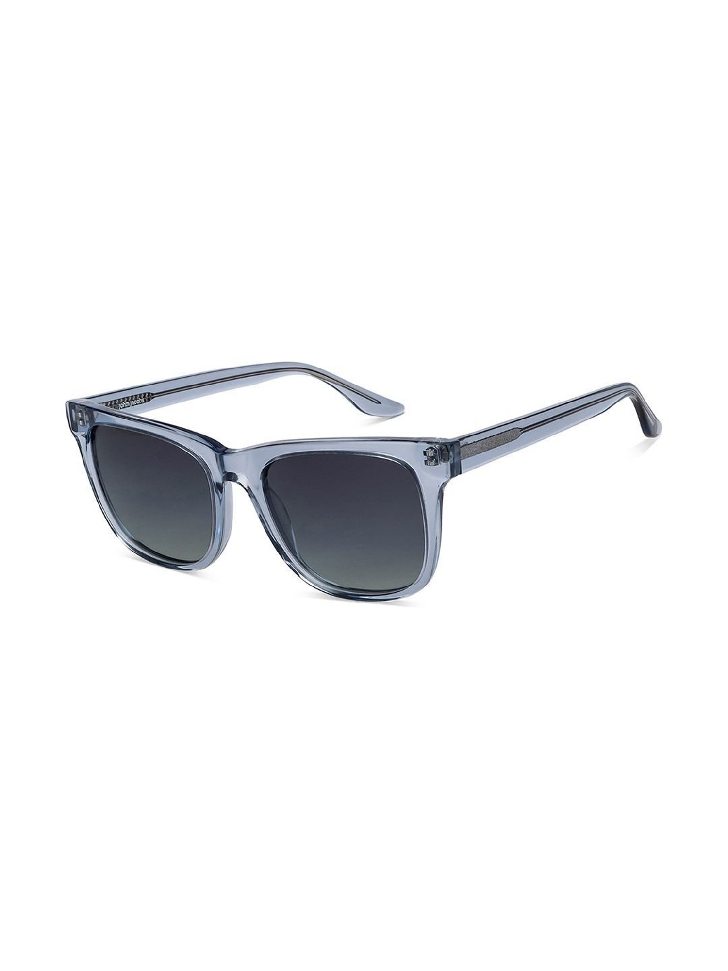 John Jacobs JJ S14668 Grey Polarized Square Sunglasses